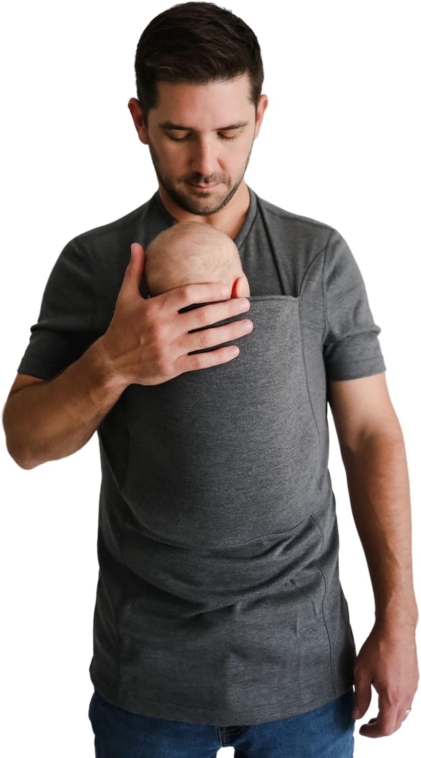 Lalabu Dad Shirt: Hands-Free Baby Carrier for Comfortable Bonding
