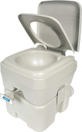 Camco 5.3-Gallon Portable Toilet - Compact, Odor-Locking Camp Toilet