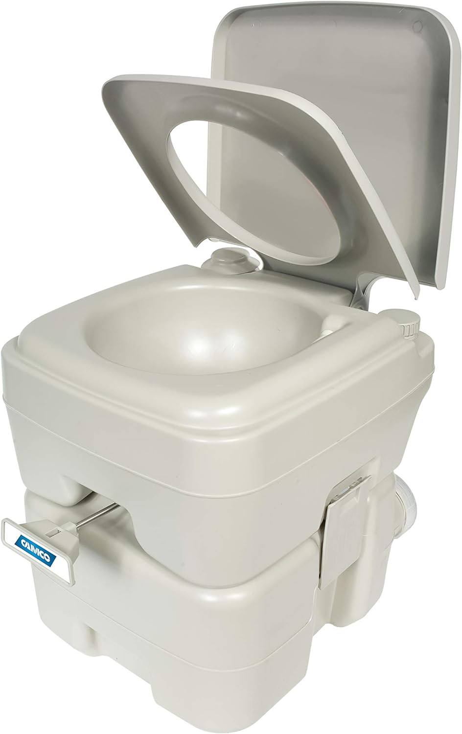 Camco Portable Travel Toilet - Detachable Tank, Easy Transport
