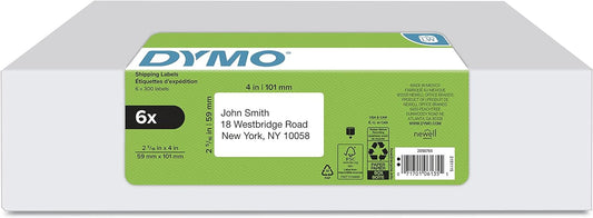 DYMO LW Shipping Labels - Print 6-Line Addresses Easily!