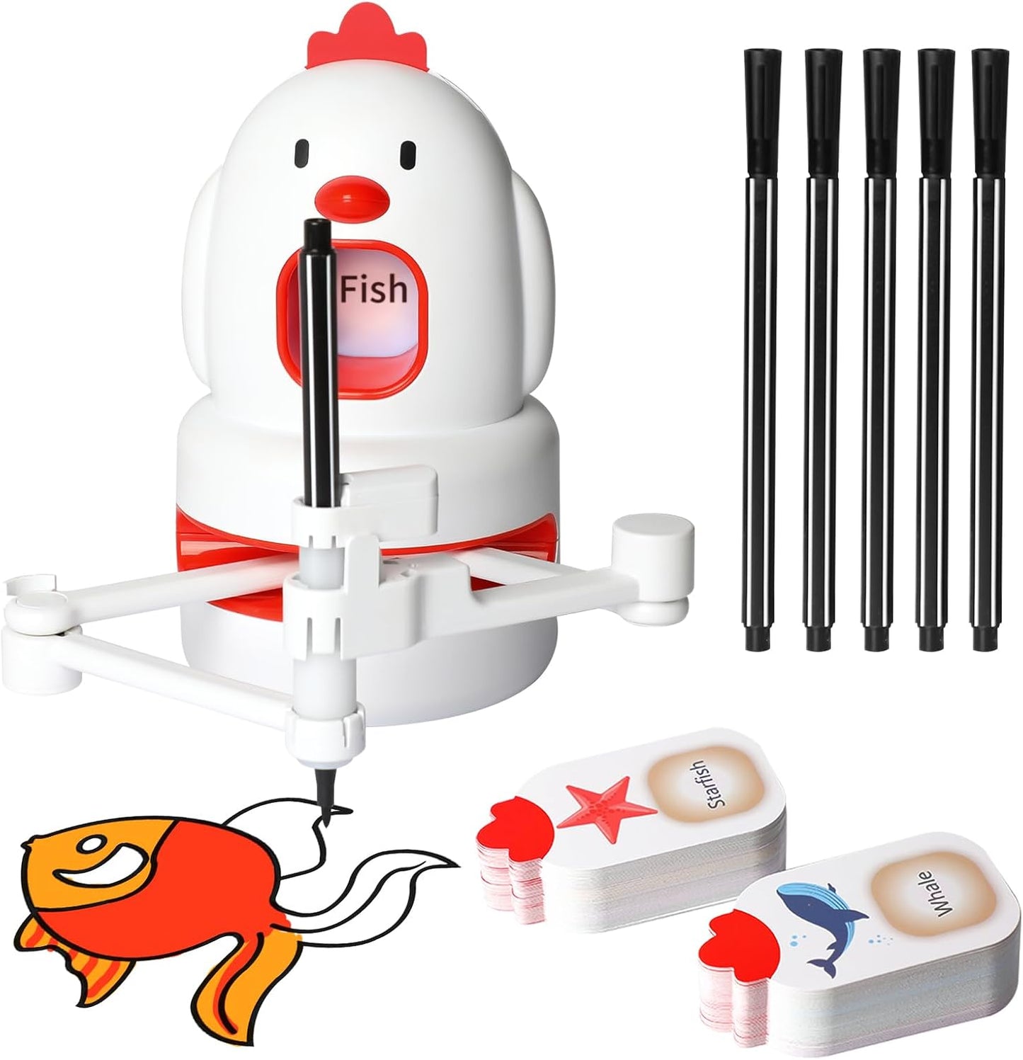 Interactive Drawing Robot - Montessori Toy for Kids