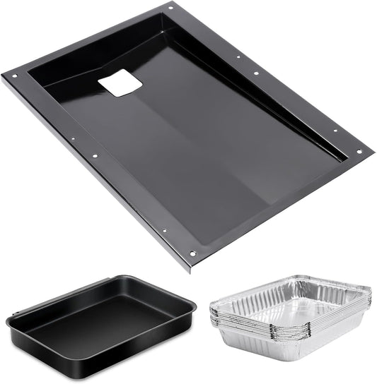 QuliMetal Grease Tray Replacement for Weber Spirit 300 Series