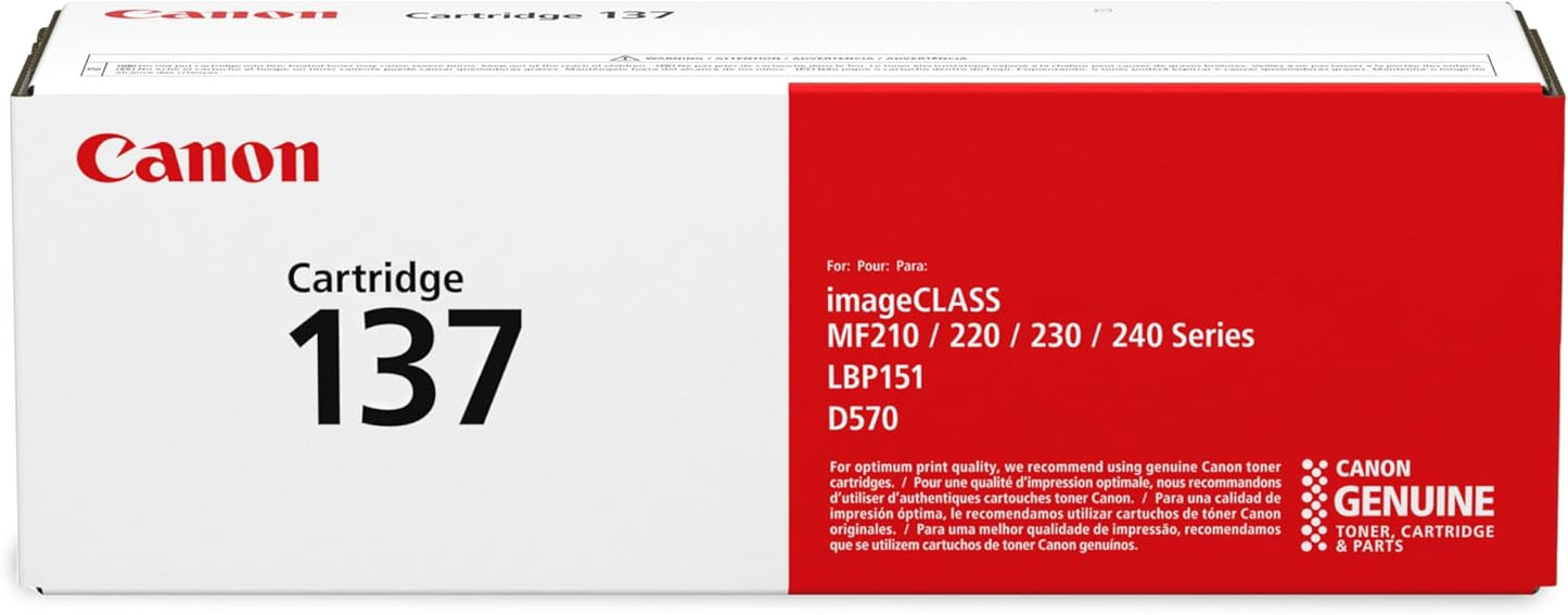 Canon Genuine 137 Black Toner Cartridge for LBP151dw and More