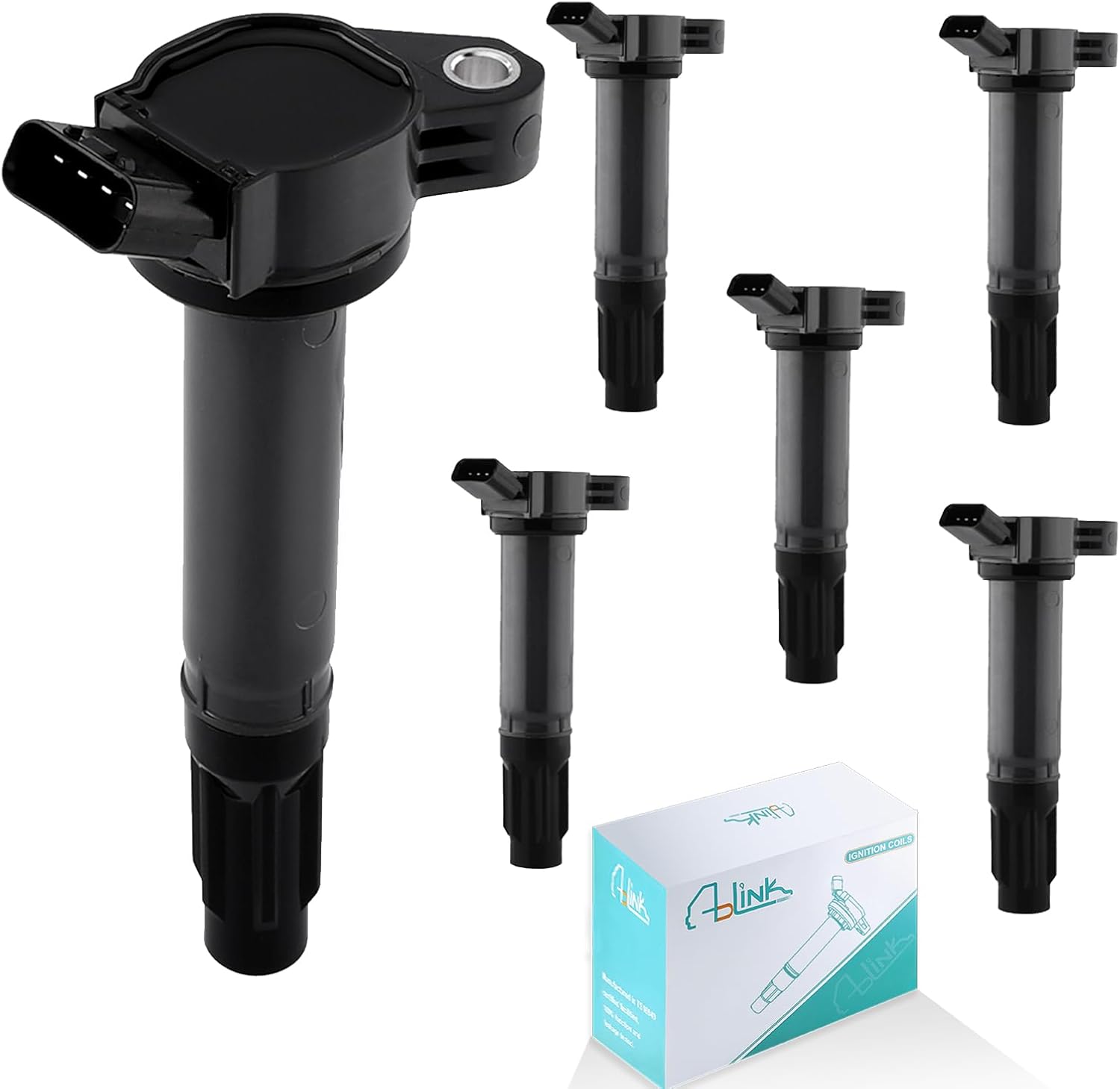 Set of 6 Ignition Coil Pack for Toyota and Lexus Vehicles