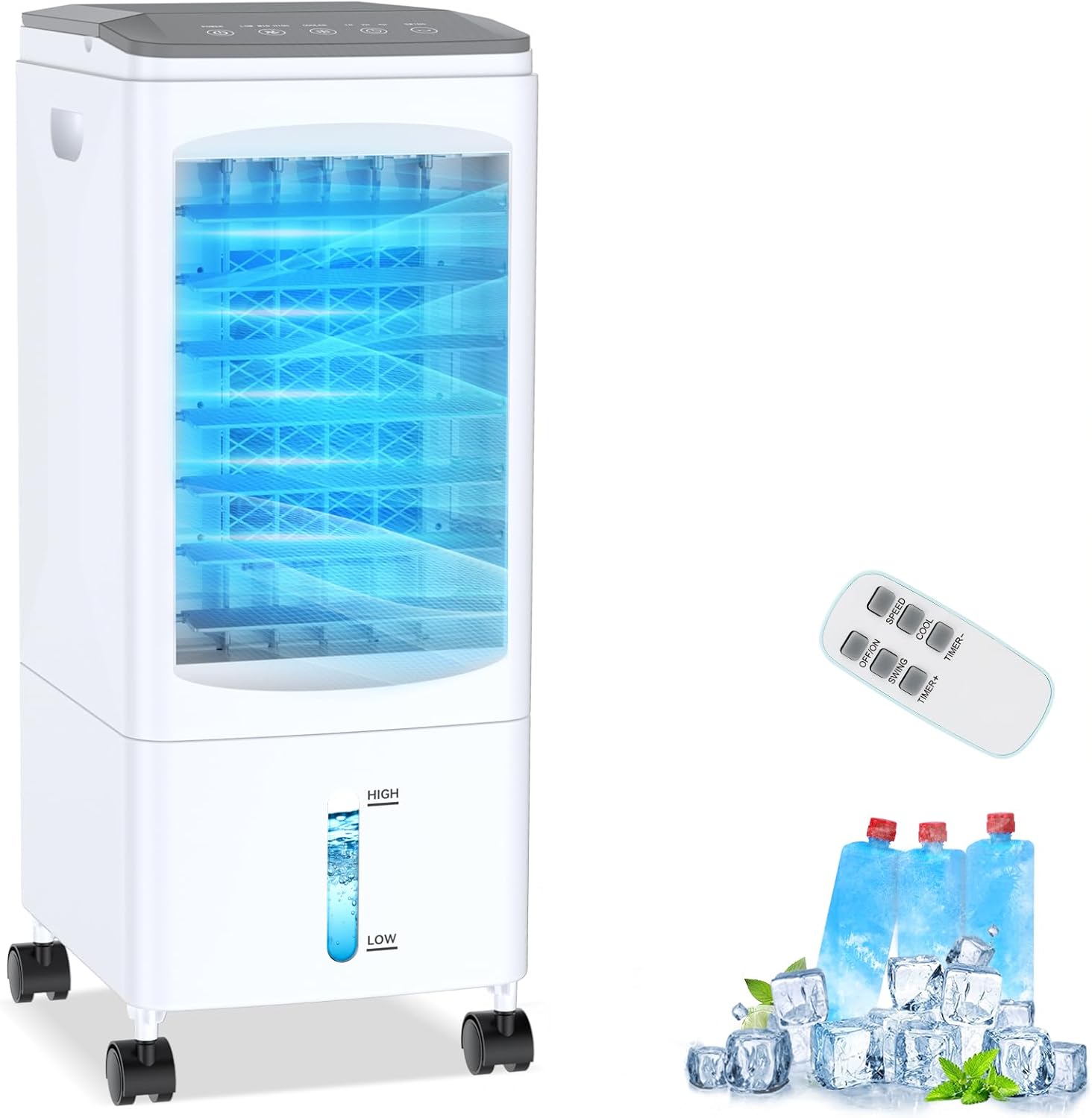 Portable Air Conditioners 3-IN-1 Fast Cooling Evaporative AC