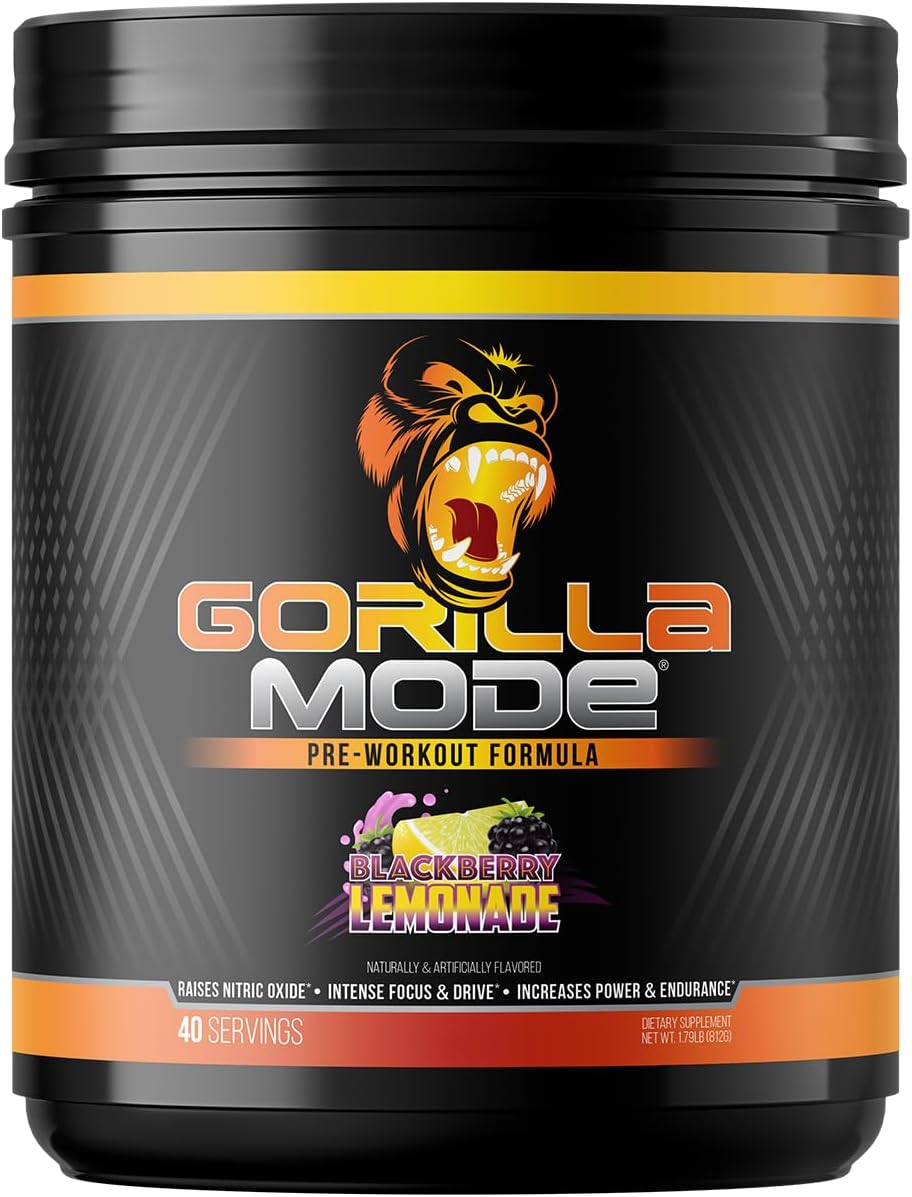 Gorilla Mind Pre Workout for Massive Pumps and Laser Focus