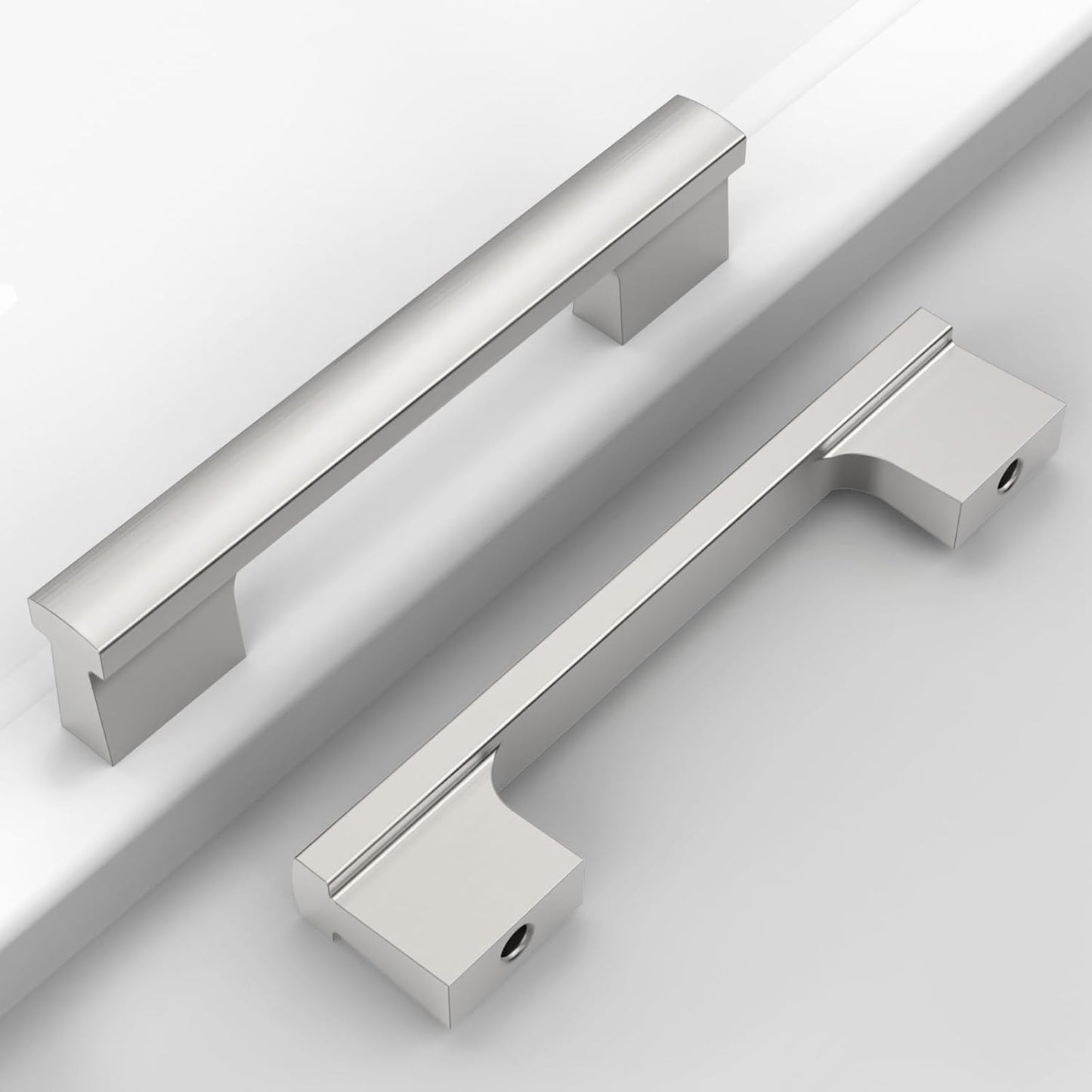 12 Pack 4 Inch Brushed Satin Nickel Cabinet Pulls for Kitchen
