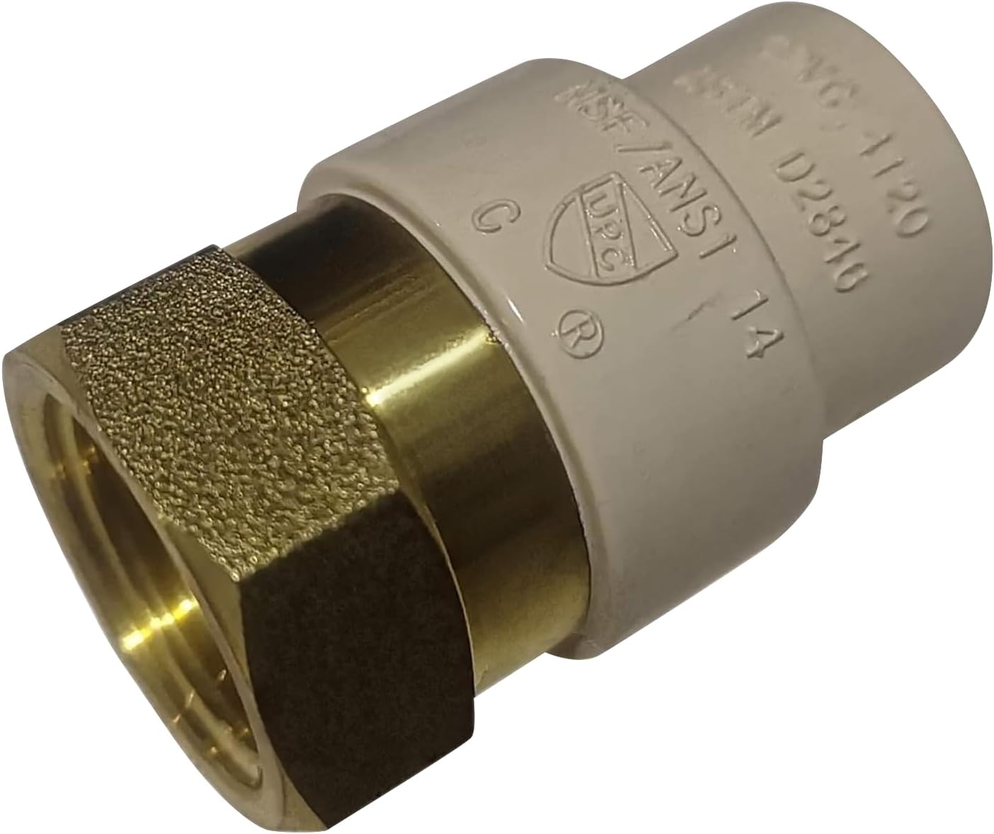CPVC Transition Coupling for Leak-Free Connections, Pack of 25