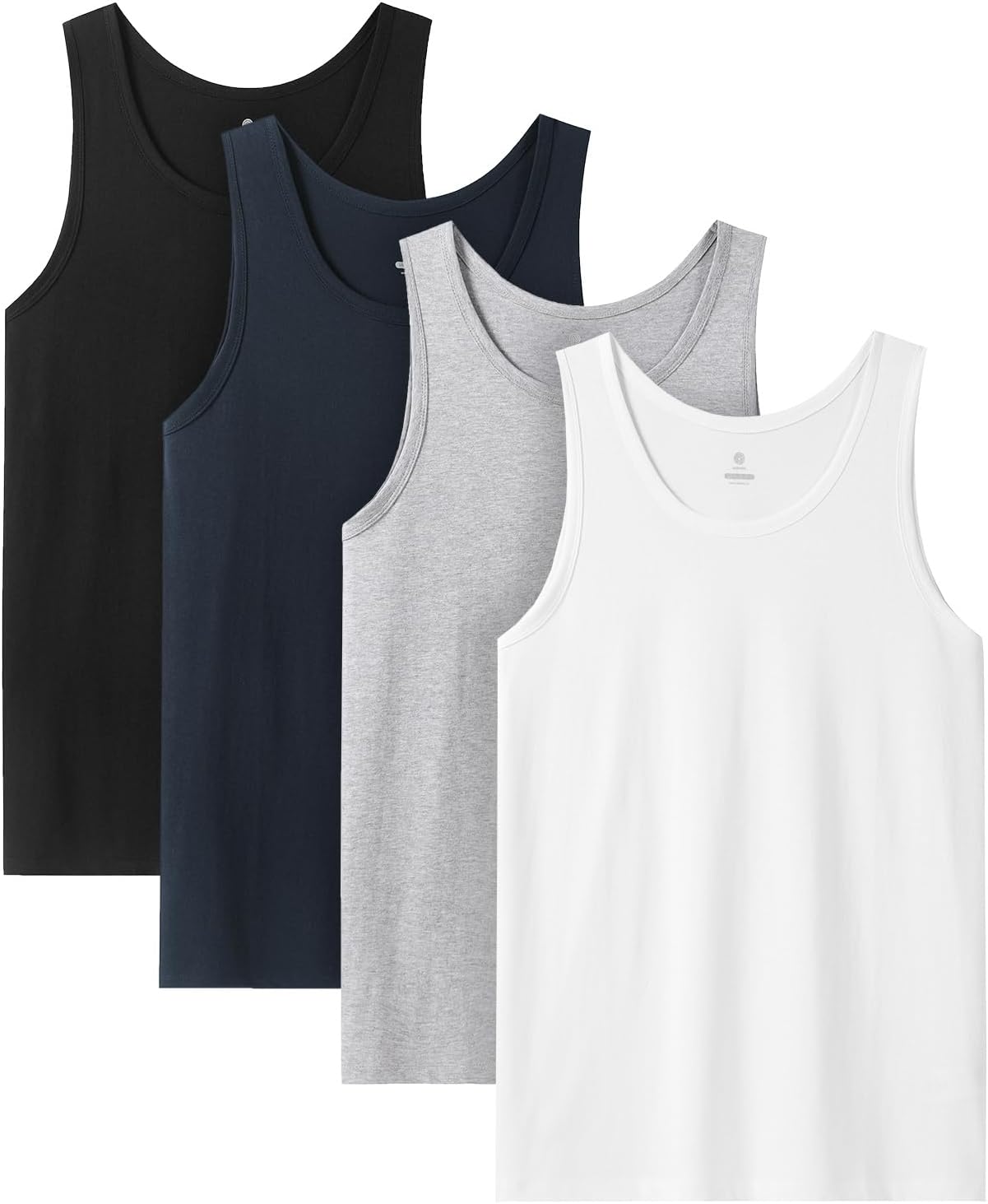 LAPASA Men's 100% Cotton Tank Top for Comfort and Durability