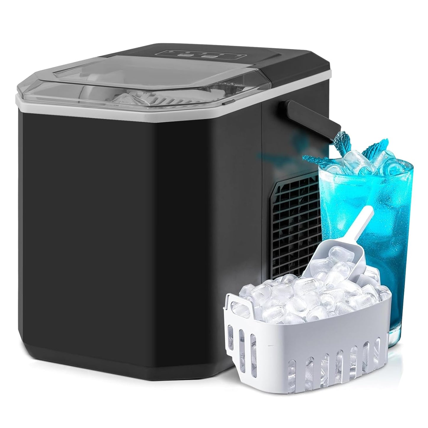 ARLIME Countertop Ice Maker: Portable Ice Machine for Home