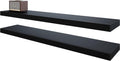BAMEOS Floating Shelves 47 x 9 in Black - Sleek Wall Storage
