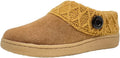 Clarks Women's Knit Scuff Slippers - Plush Fur Lining Comfort