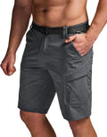 CQR Men's Quick Dry Stretch Hiking Cargo Shorts - Lightweight