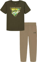 Under Armour boys Hoodie Set - Lightweight Zip Up with Joggers