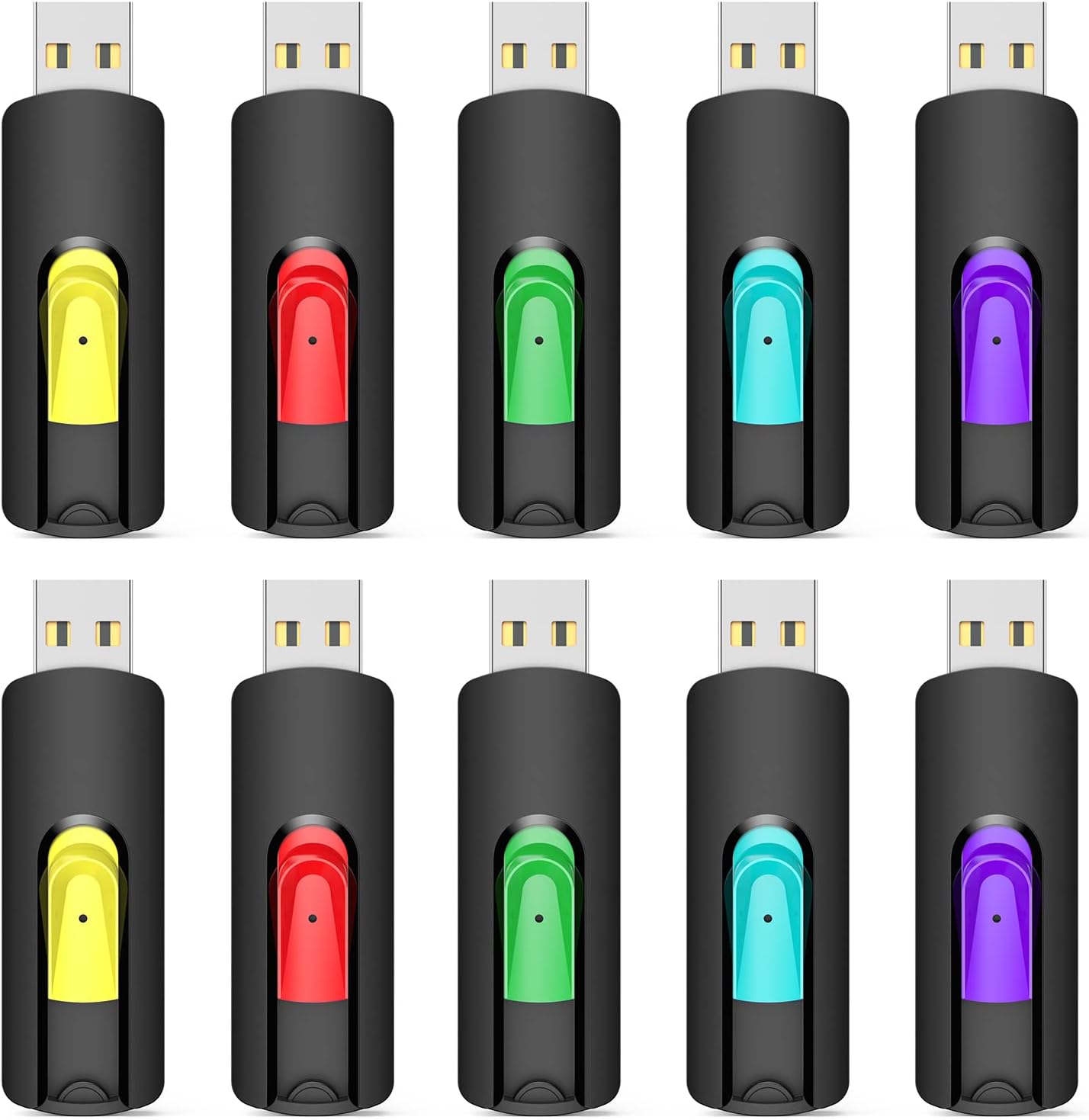 32GB Flash Drive 10 Pack for Easy Data Storage and Transfer