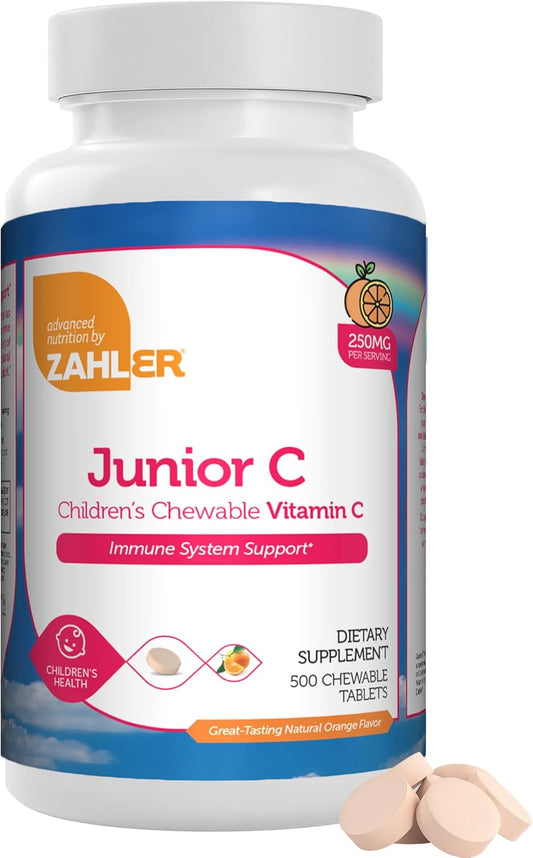 Zahler Junior C Chewable Vitamin C for Kids - Immune Support