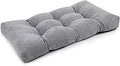 ROFIELTY Bench Cushion Tufted with Ties for Indoor Furniture