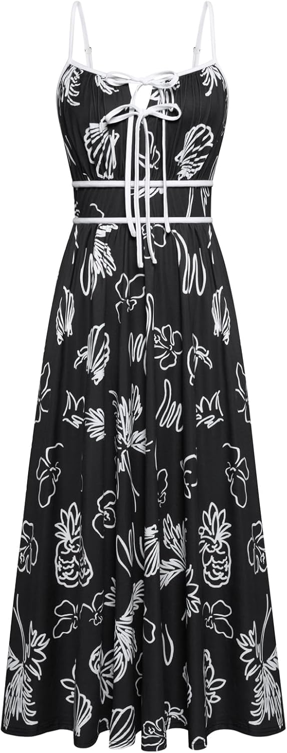 Floral Boho Maxi Dress for Women - Chic Summer Style