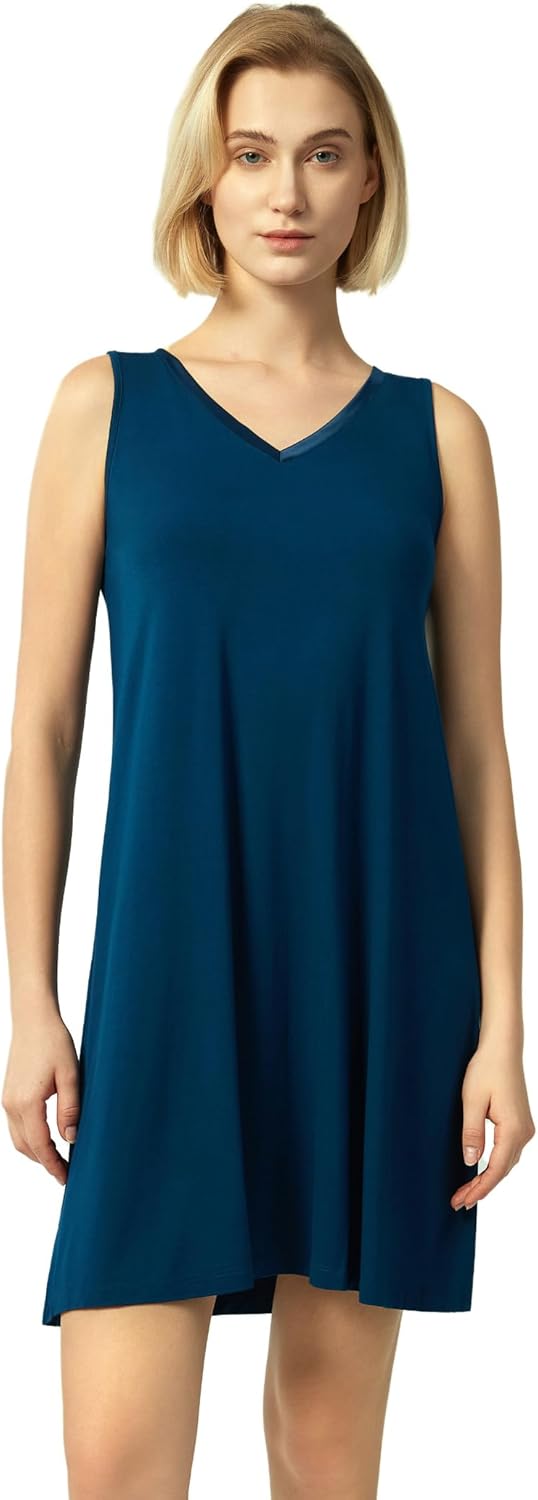 GYS Womens Bamboo-Derived Viscose Nightgowns for Ultimate Comfort