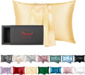 Real Silk Pillowcase 22 Momme Queen - Anti Wrinkle, Anti Acne