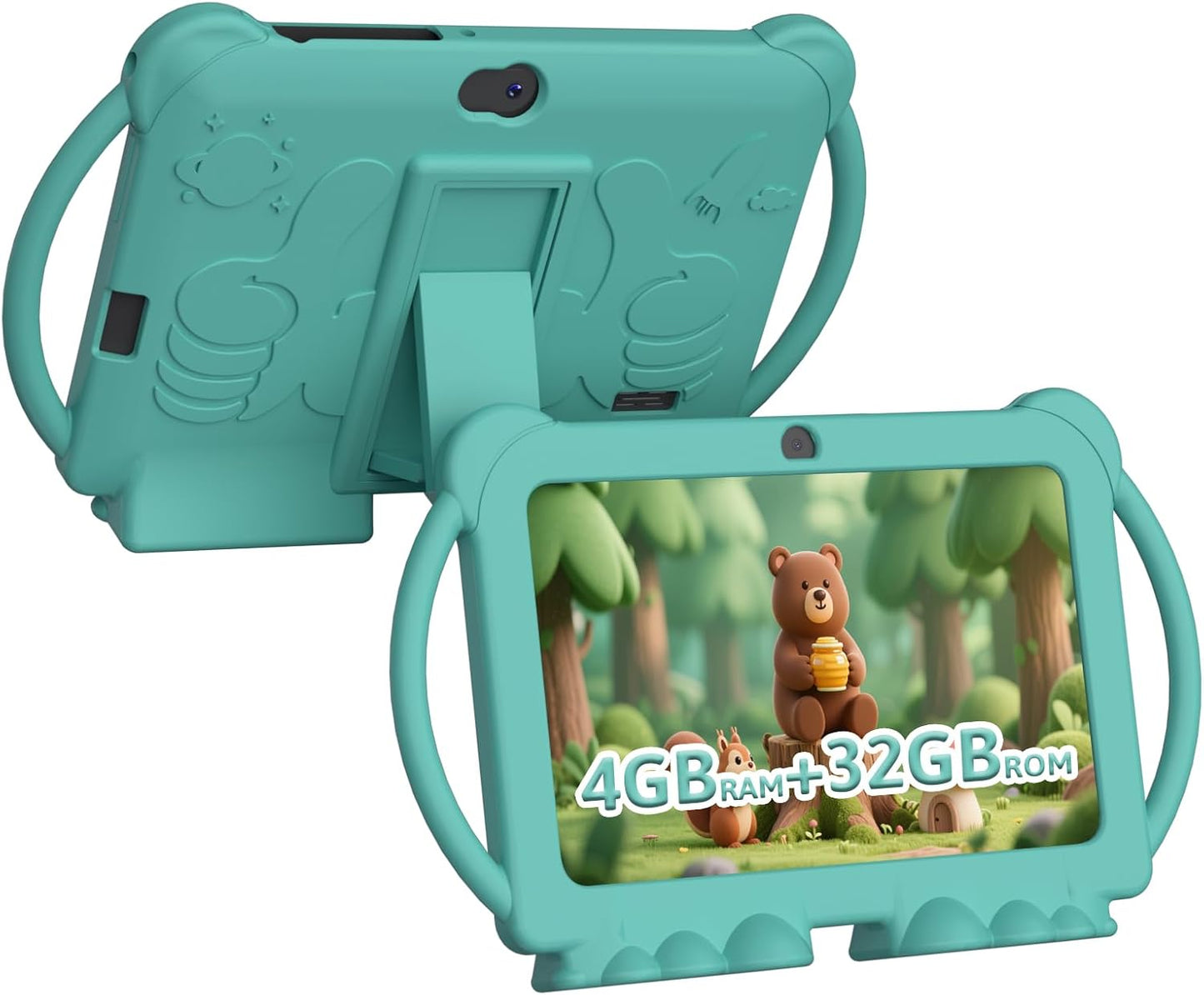 Kids Tablet 7 inch Android 12 with Parental Control and Case