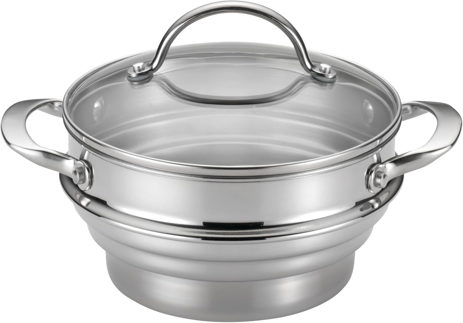 Universal Covered Steamer Insert for Perfectly Steamed Foods