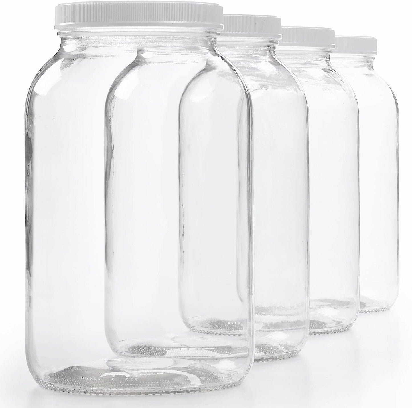 Wide Mouth 1 Gallon Glass Jar for Kombucha & Food Storage