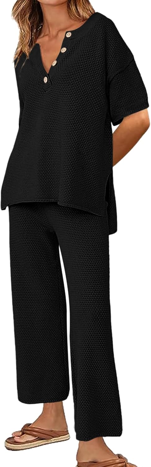 Ekouaer Lounge Sets for Women: Chic 2 Piece Sweater Set