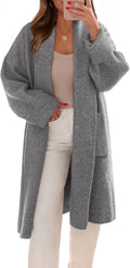 Long Cardigan Sweater for Women - Oversized Chunky Coatigan