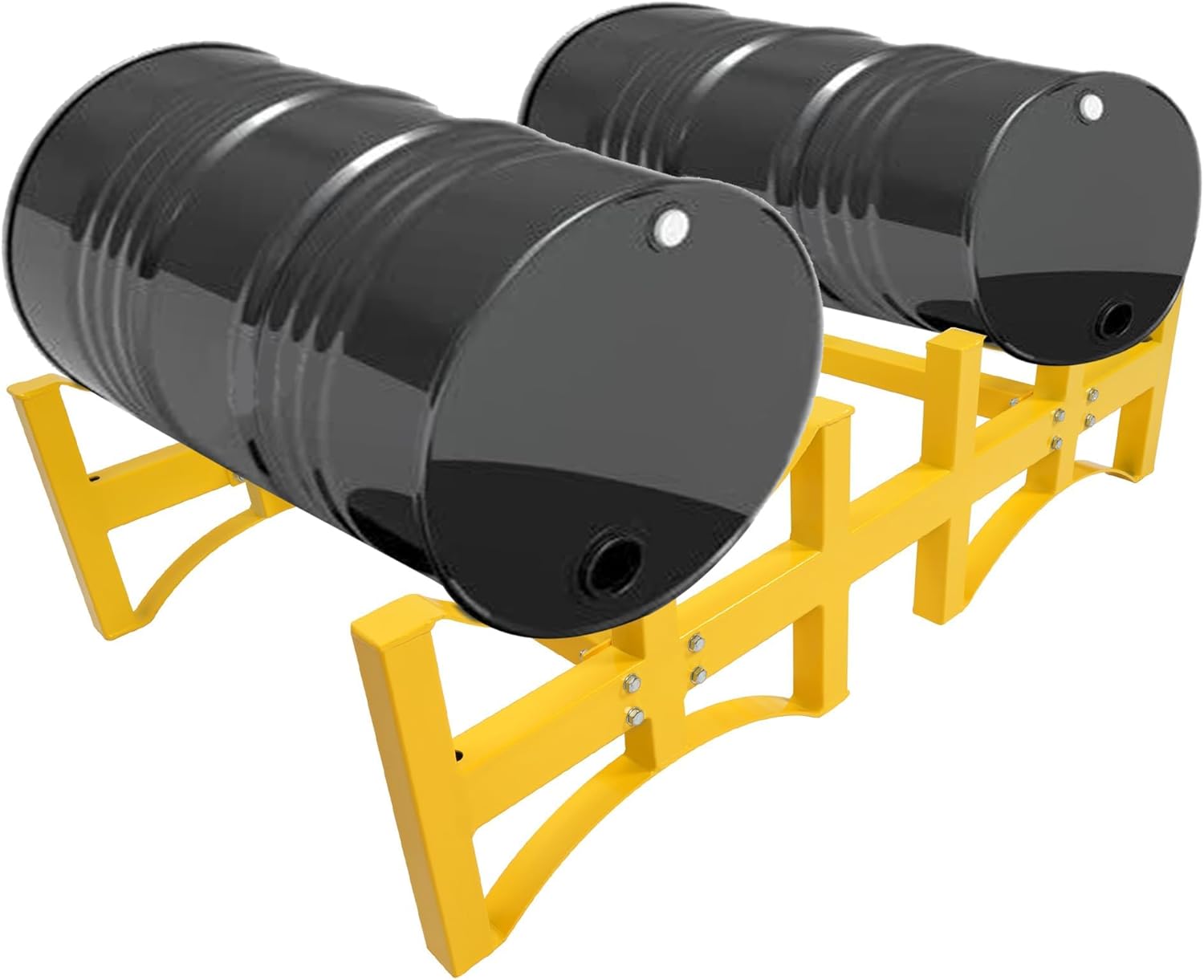 KUAFU Heavy Duty Oil Drums Rack for 55 Gallon Storage Needs