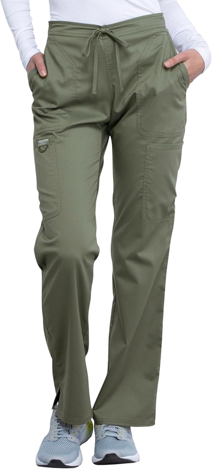 Cherokee Scrubs for Women with 5 Pockets and Flare Leg Design