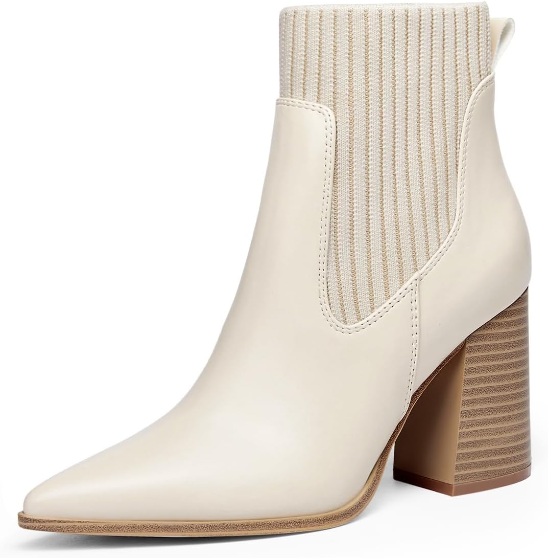 Coutgo Women Ankle Boots for Stylish Winter Dress Looks