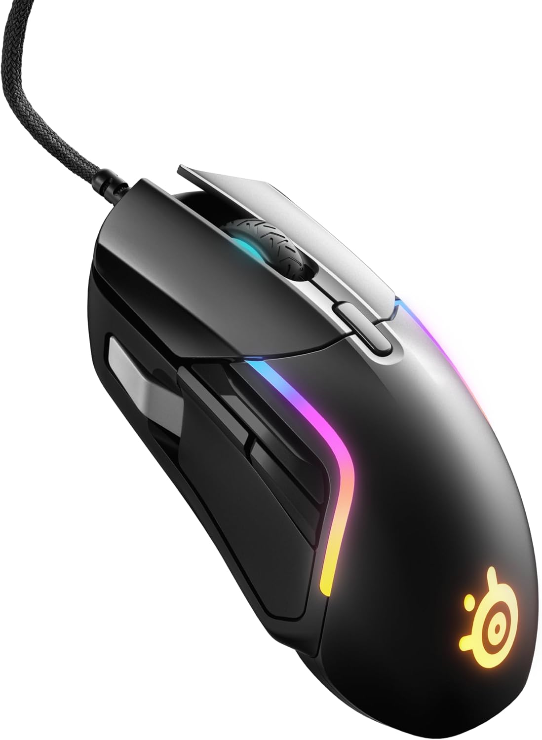 SteelSeries Rival 5 Gaming Mouse with RGB Lighting and 9 Buttons