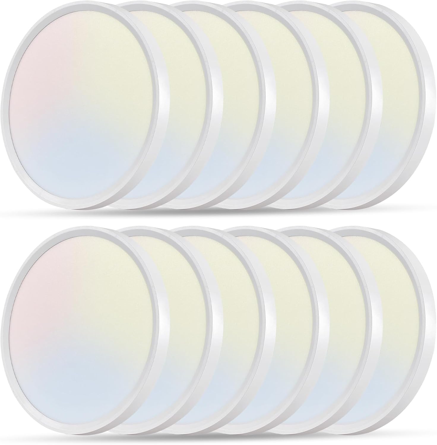 12 Inch LED Flush Mount Ceiling Light - 3 Color Temperatures