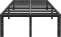 ALDRICH 18 Inch Metal Bed Frame Queen Size - Sturdy Noise Free