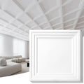 Art3d 12-Pack 2x2 ft PVC Waterproof Drop Ceiling Tiles - Modern 3D