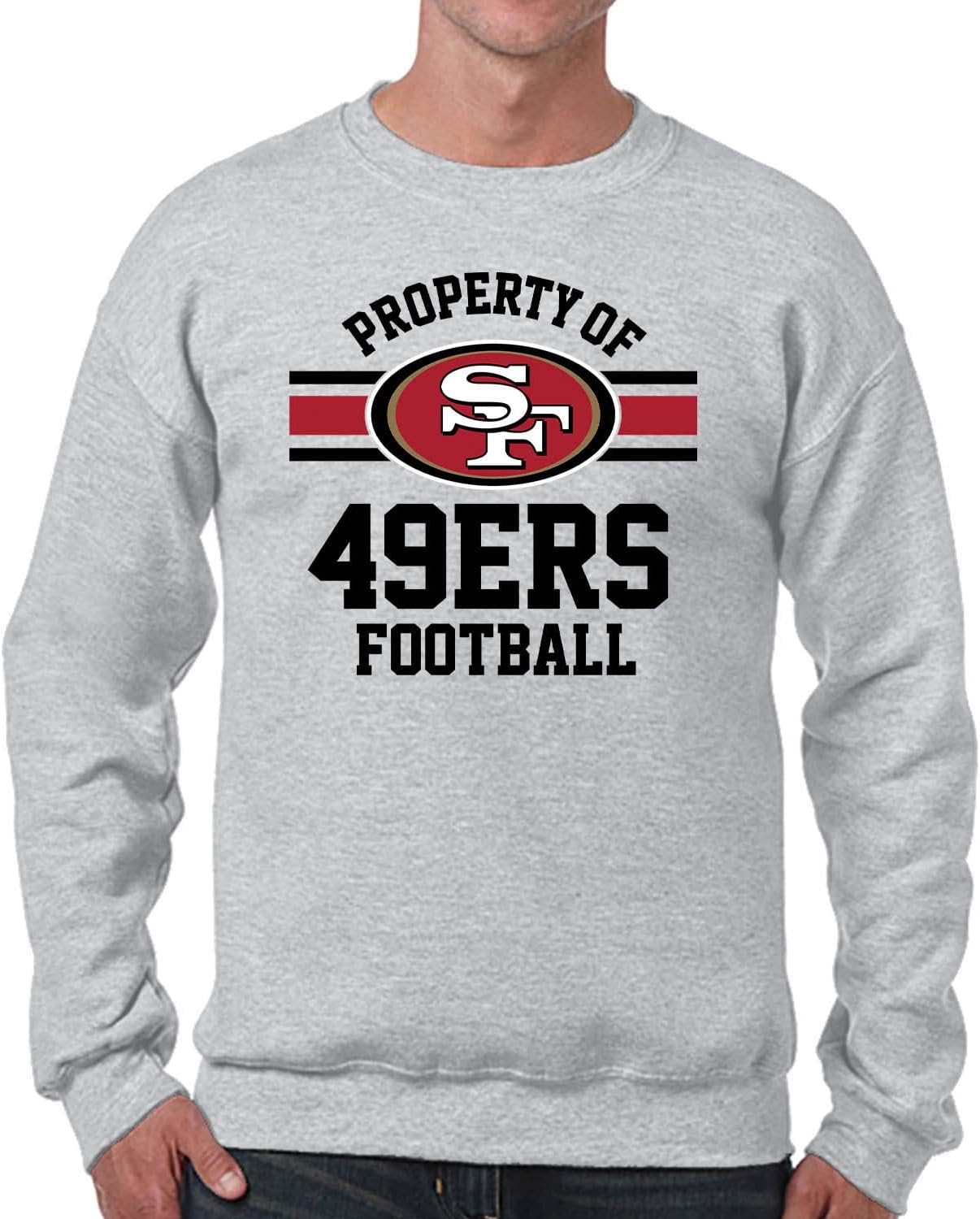 NFL Adult Property Of Crewneck Fleece Sweatshirt for Fans