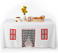 Oudain 10ft x 7.5ft Playhouse Table Cloth - Instant Table Tent