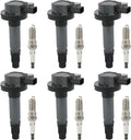 Ignition Coil Pack Set of 6 Compatible with Ford V6 3.5L 3.7L