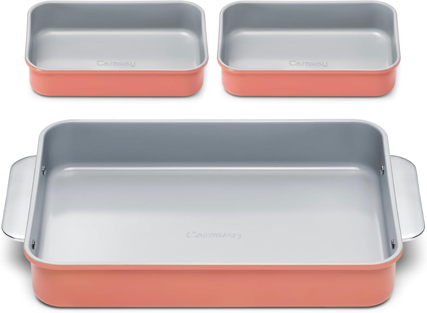 Caraway Nonstick Rectangle Baking Pan Set for Perfect Baking