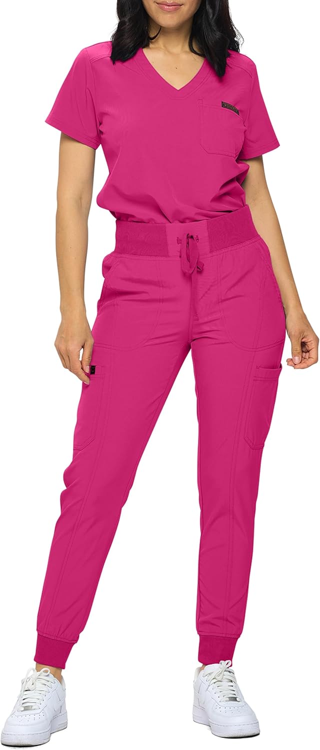 Monarch Uniforms Slim Fit Stretchy Scrubs for Women Joggers