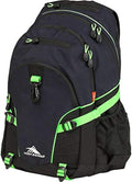 High Sierra Loop Backpack Midnight Blue/Black/Lime - Travel & Work