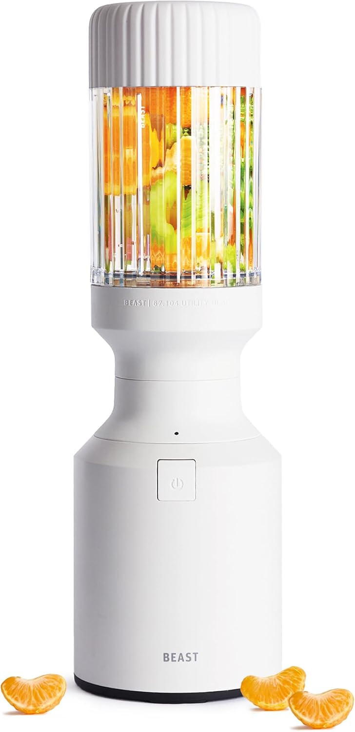 Beast Mini Blender | Blend Smoothies & More | 600W (Cloud White)