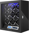 6/9/12 Slot Watch Winder with Silent Motors & LED Control