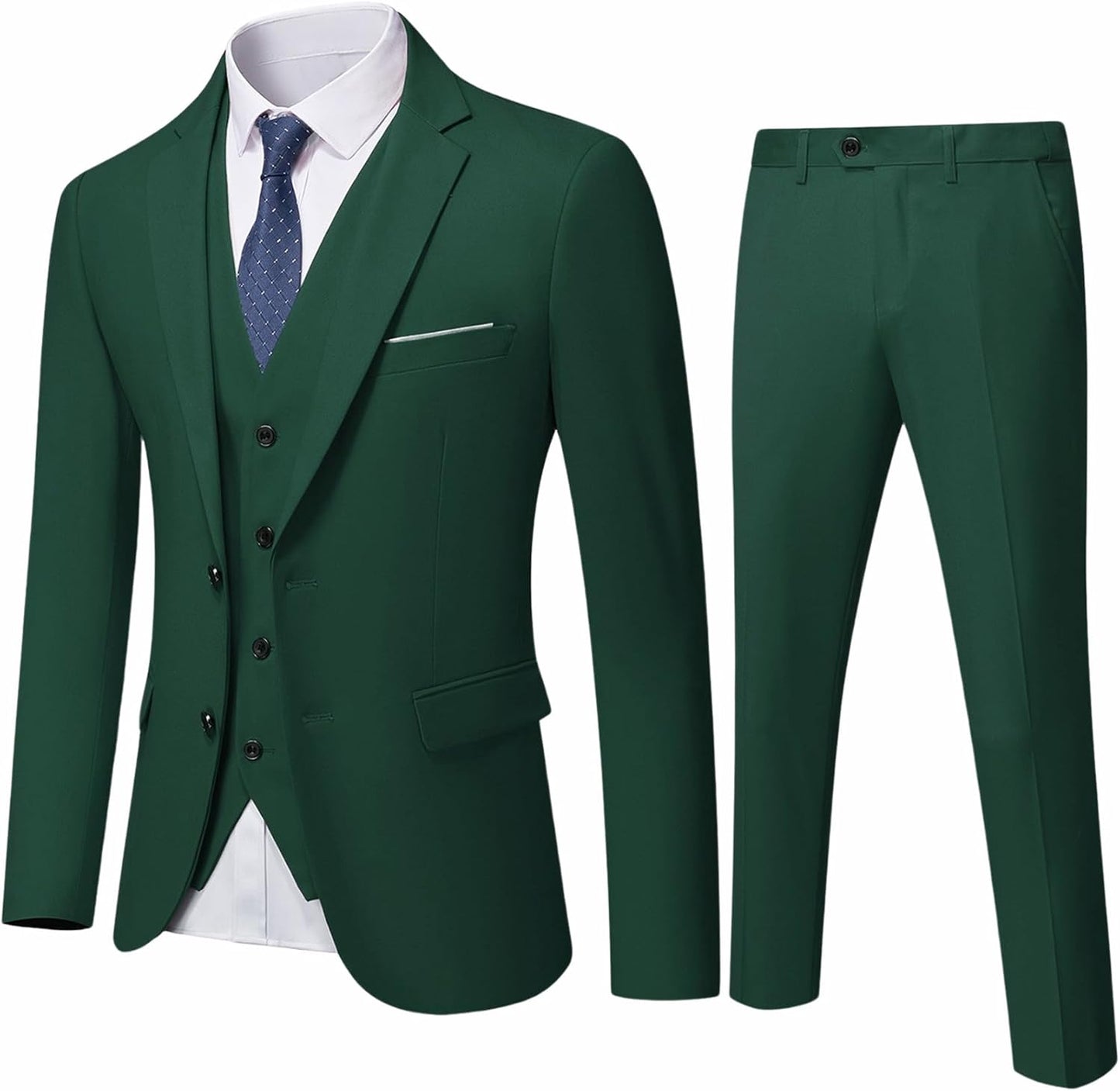 YND Men's Slim Fit 3 Piece Suit Set for Every Occasion