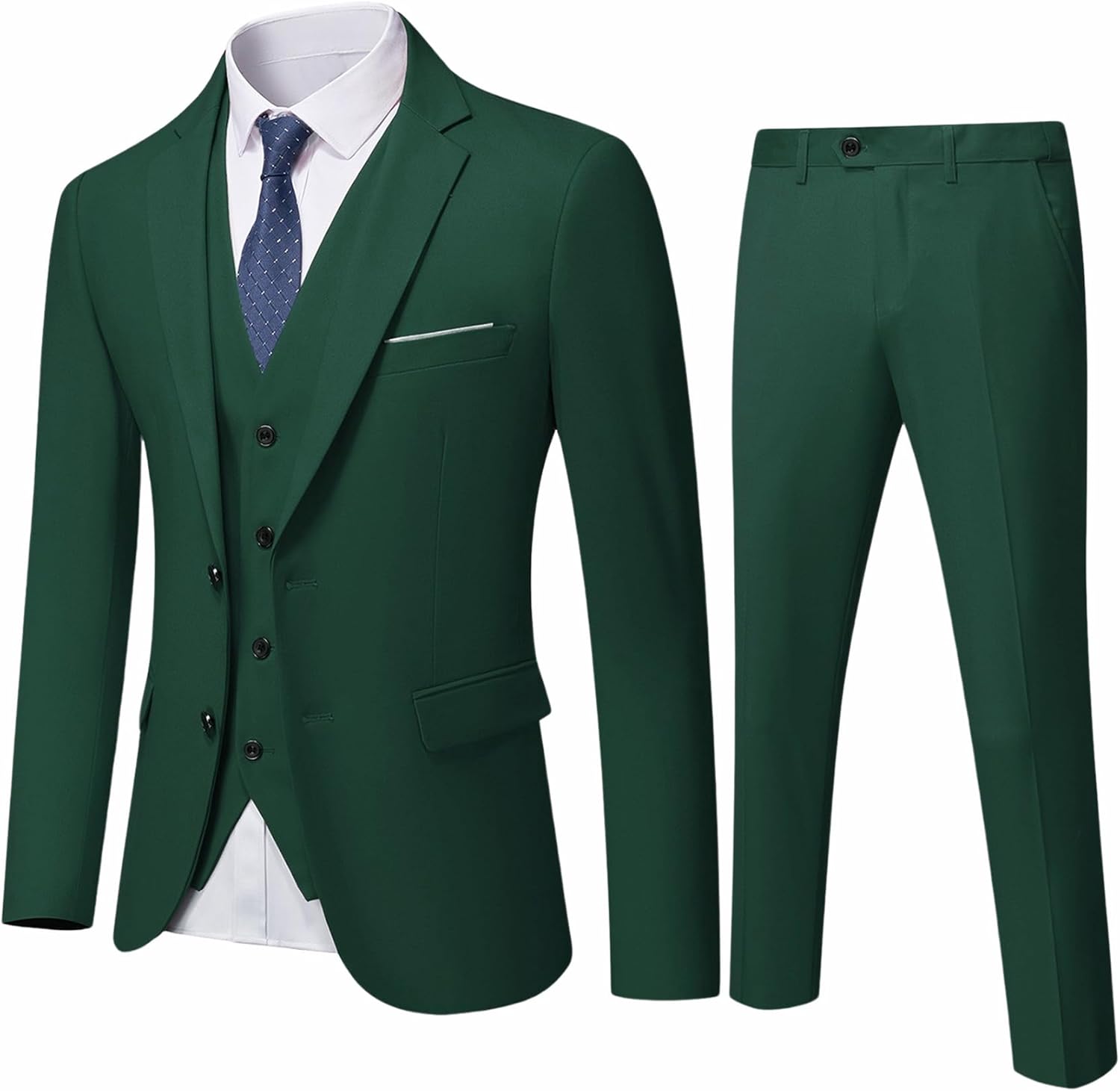 YND Men's Slim Fit 3 Piece Suit Set for Every Occasion