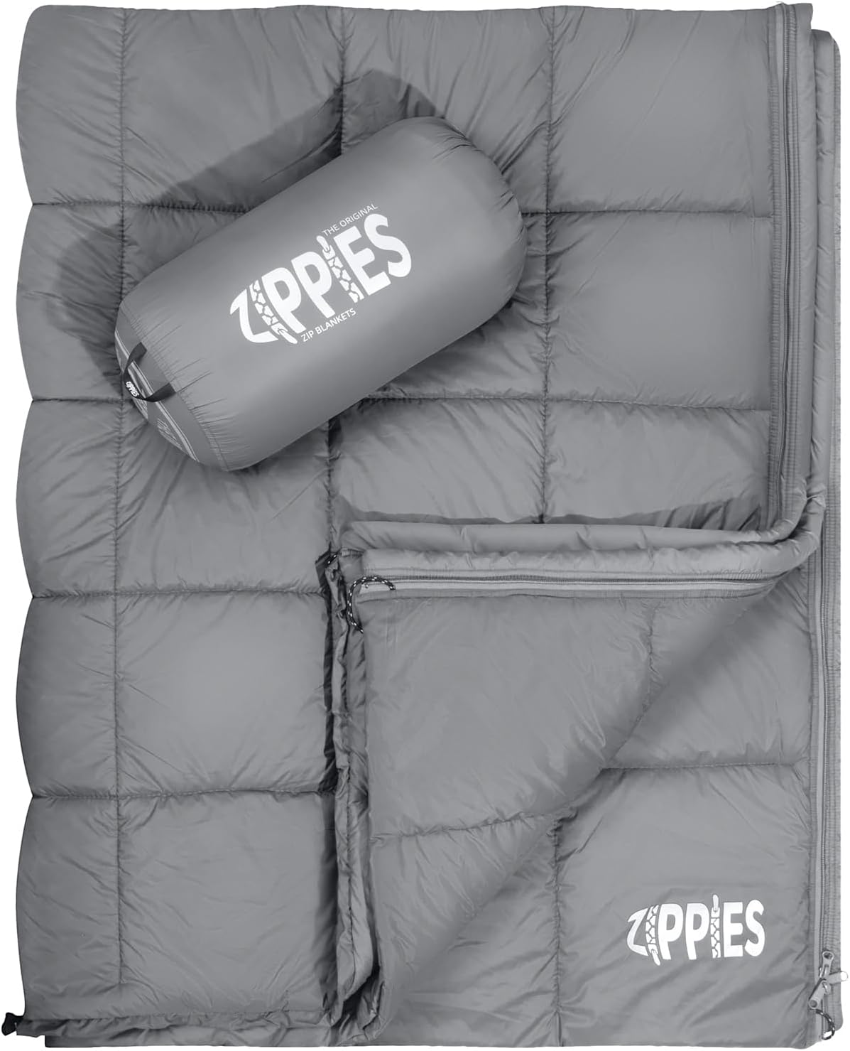 ZIPPIES: 3M Thinsulate Queen Camping Blanket - Cozy Warmth