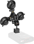 All-Aluminum Radar Detector Mount with Triangular Suction Cup - Stable