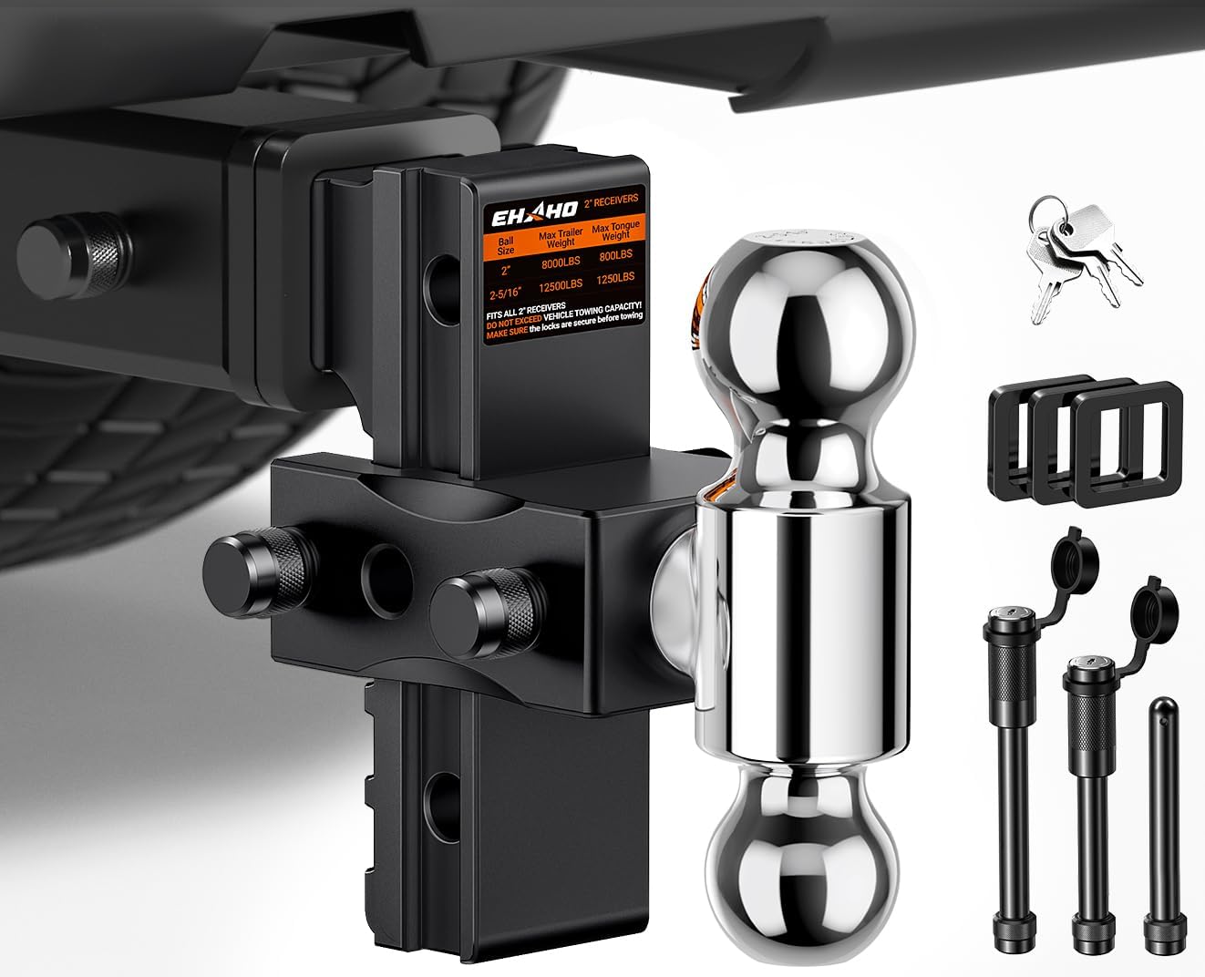 Ehaho Adjustable Trailer Hitch for Versatile Towing Solutions