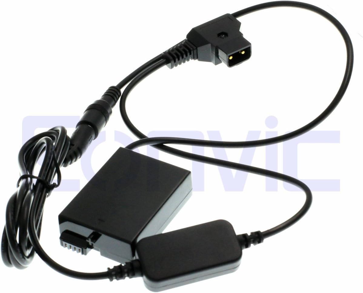Eonvic LPDR-E8 D-tap Dummy Battery Adapter for Canon Cameras